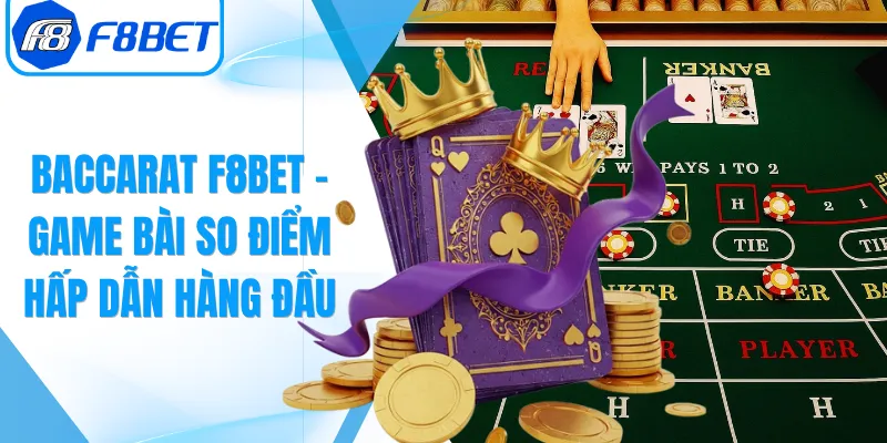 Baccarat F8BET – Game Bài So Điểm Hấp Dẫn Hàng Đầu
