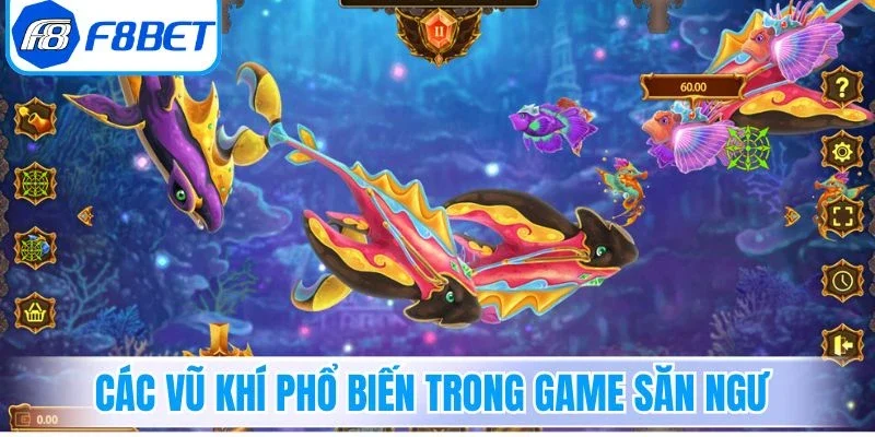 Các vũ khí phổ biến trong game săn ngư