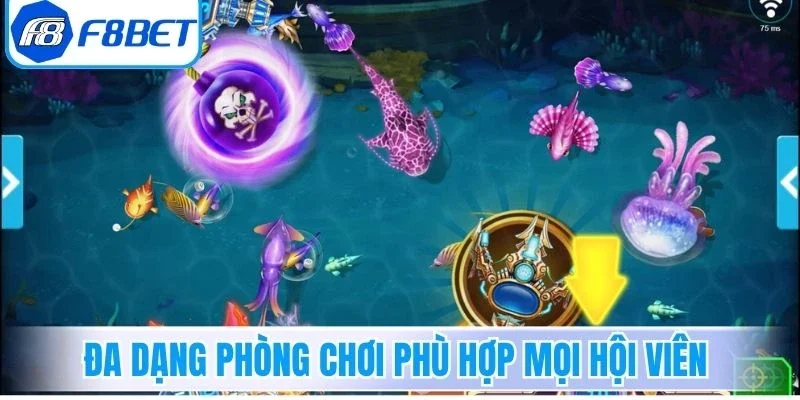 Đa dạng phòng chơi phù hợp mọi nhu cầu hội viên