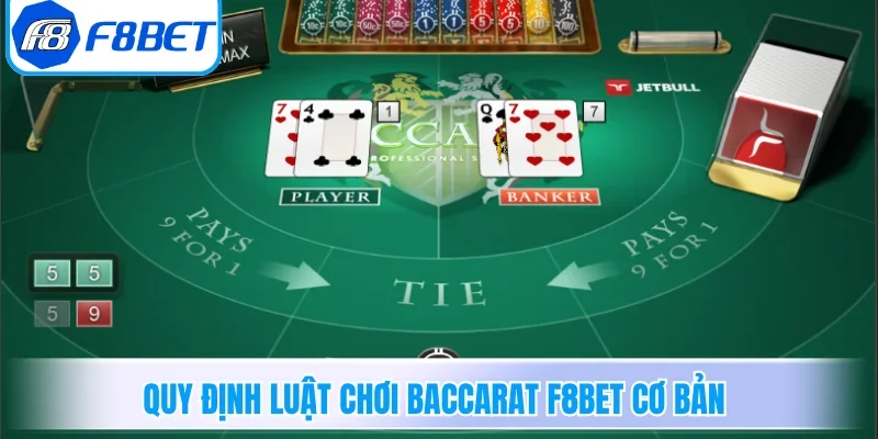 Quy định luật chơi Baccarat F8BET cơ bản